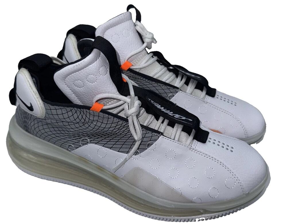Nike Air Max 720 Waves White Black Orange BQ4430-100 Men’s Size 11